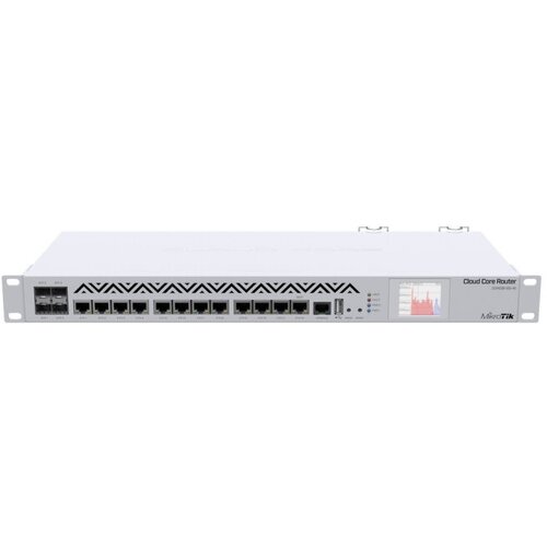 MIKROTIK CCR1036-12G-4S-EM R2 Cloud Core Router 1036-12G-4S with Tilera Tile-Gx36 CPU (36-cores, 1.2Ghz per core), 8GB RAM, 4xSFP cage, 12xGbit LAN, RouterOS L6, 1U rackmount case, Dual PSU, LCD panel, r2 version {5} (001986) CCR1036-12G-4S-EM