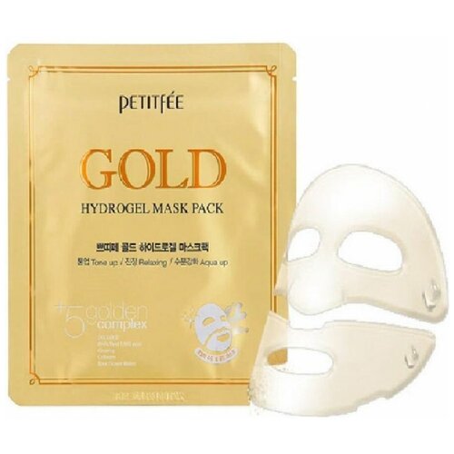 Золотая гидрогелевая маска PETITFEE Gold Hydrogel Mask Pack 1 шт