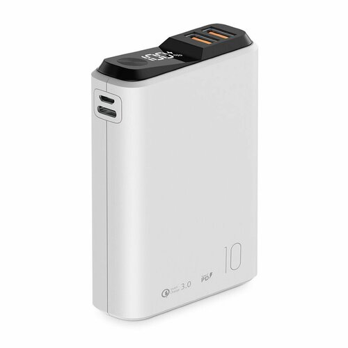 Портативный аккумулятор Powerbank 10000мА белый QS-10 OLMIO 2300₽