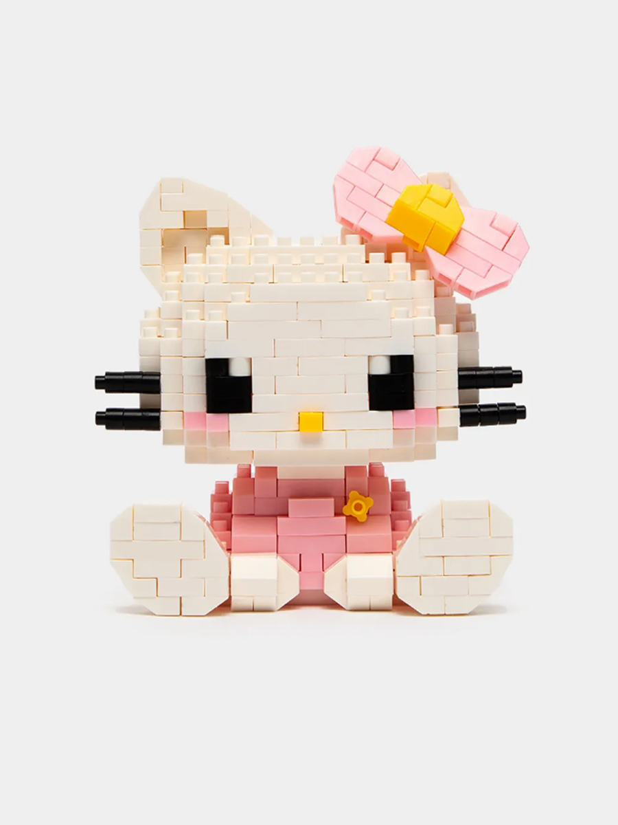 Конструктор 3D из миниблоков Hello Kitty для девочек