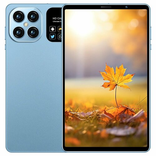Синий Детский Планшет Umiio P15 Pro, 4Gb-64ГБ (8.1 дюйм экран) Android 12 + Много Подарок