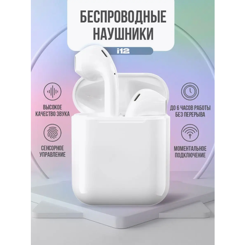 Беспроводные наушники i12 550₽