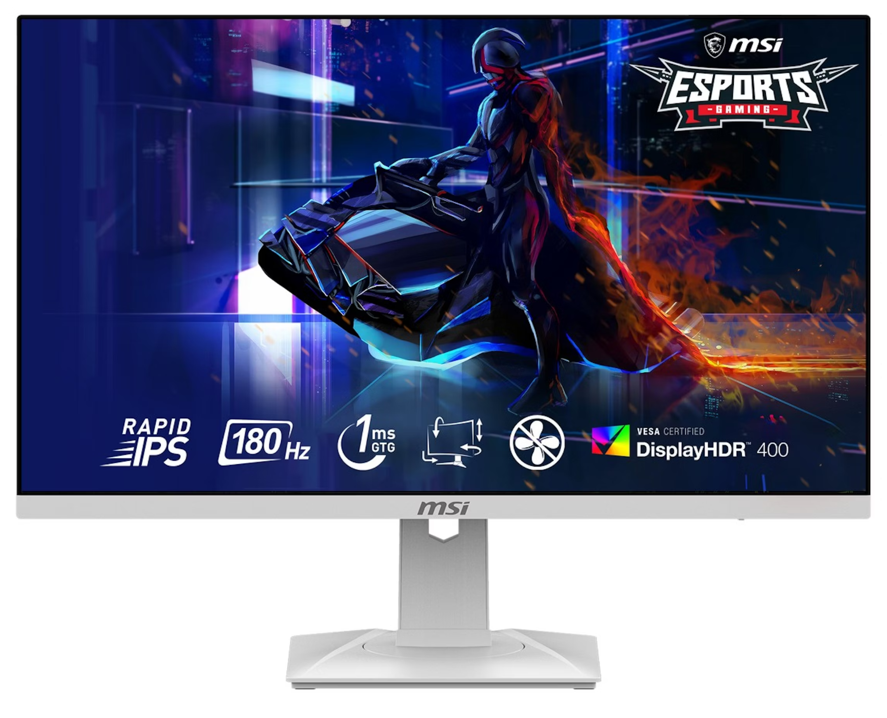 Монитор Игровой 27" MSI MAG 274QRFW 2K/IPS/180hz, белый