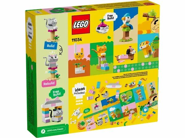 LEGO Classic 11034 Creative Pets, 450 дет.