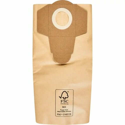 Мешки бумажные для пылесоса Dexter NJTV0083ZB01 30 л 4 шт 1664₽