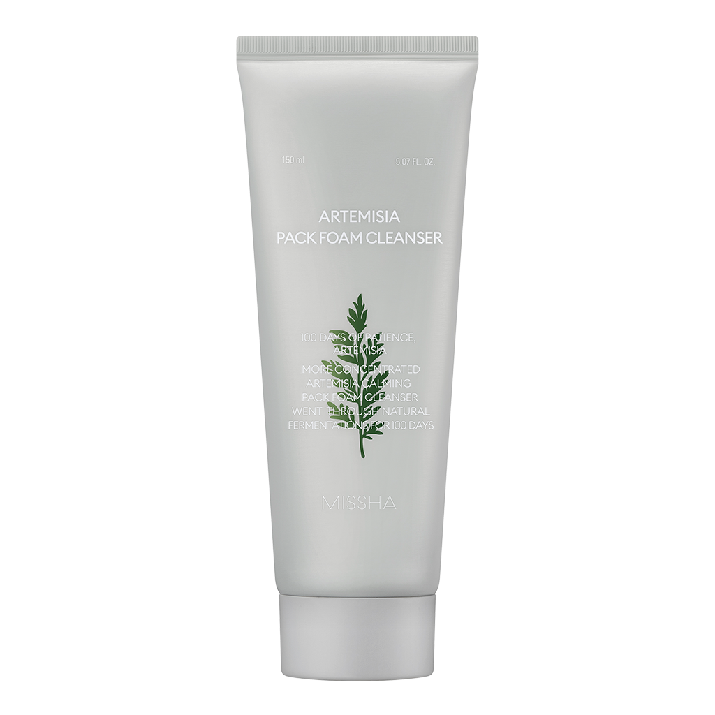 MISSHA Artemisia Calming Pack Foam Cleanser Успокаивающая пенка-маска для умывания с экстрактом полыни 150 мл 1 шт