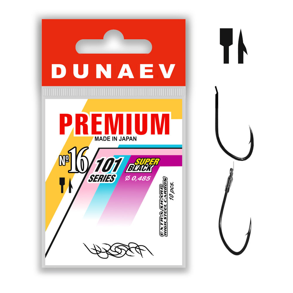 Крючки Dunaev Premium 101 # 5 (упак. 10 шт)