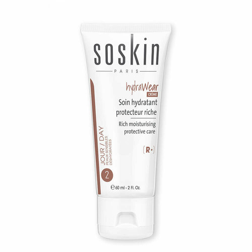 Soskin крем увлажняющий, питательный для сухой кожи HYDRAWEAR CREAM HYDRAWEAR CREAM - RICH MOISTURISING PROTECTIVE CARE, 60 мл