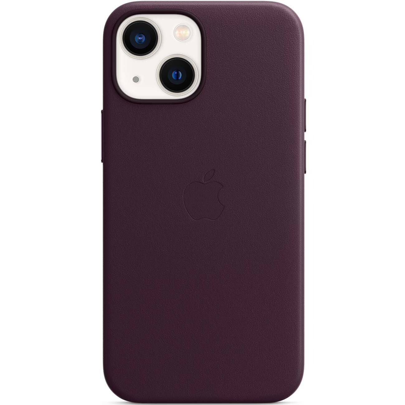 Чехол защитный / кожаный / c MagSafe для iPhone 13, Темно-фиолетовый