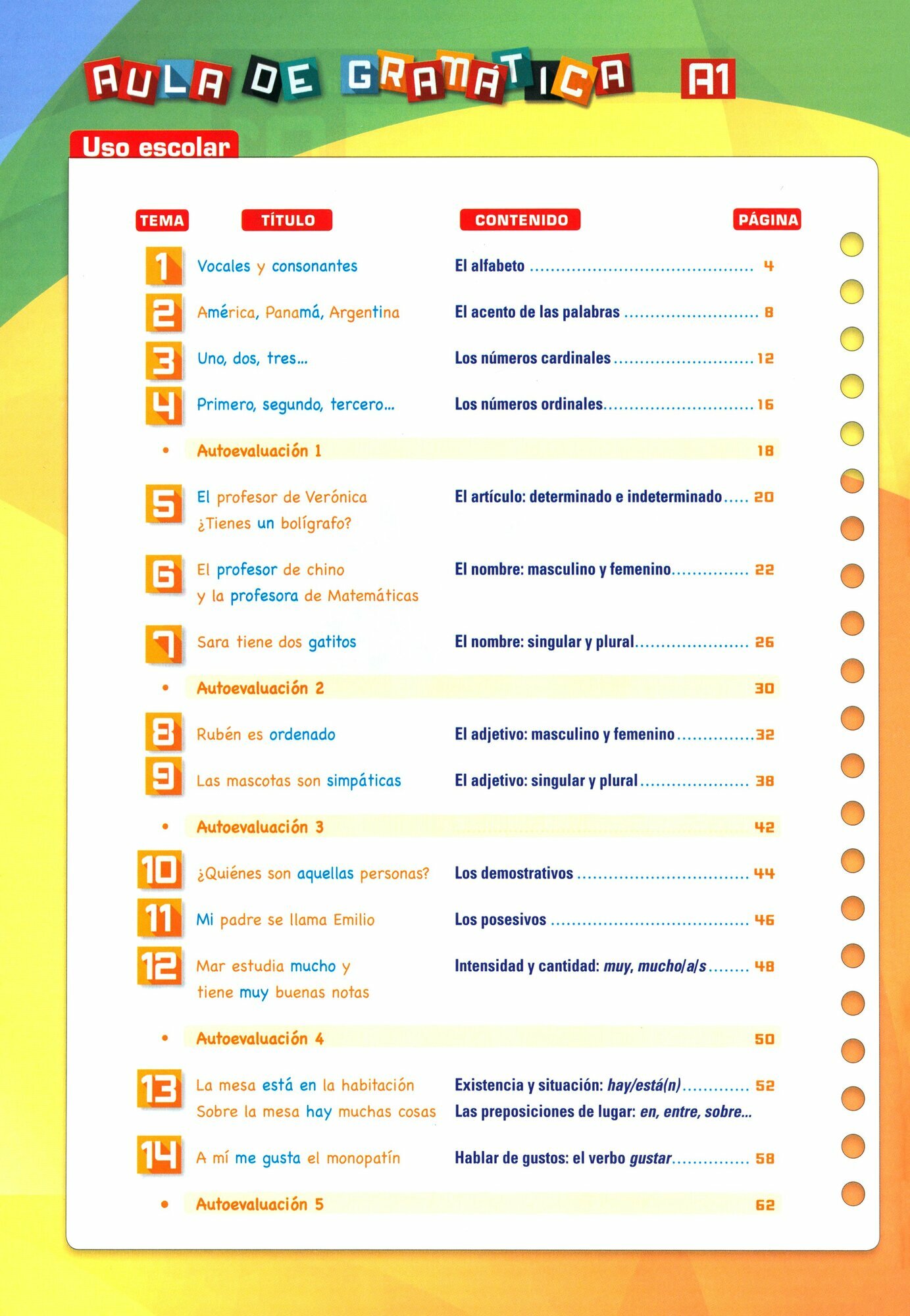 Uso escolar A1. Aula de gramática - фото №6