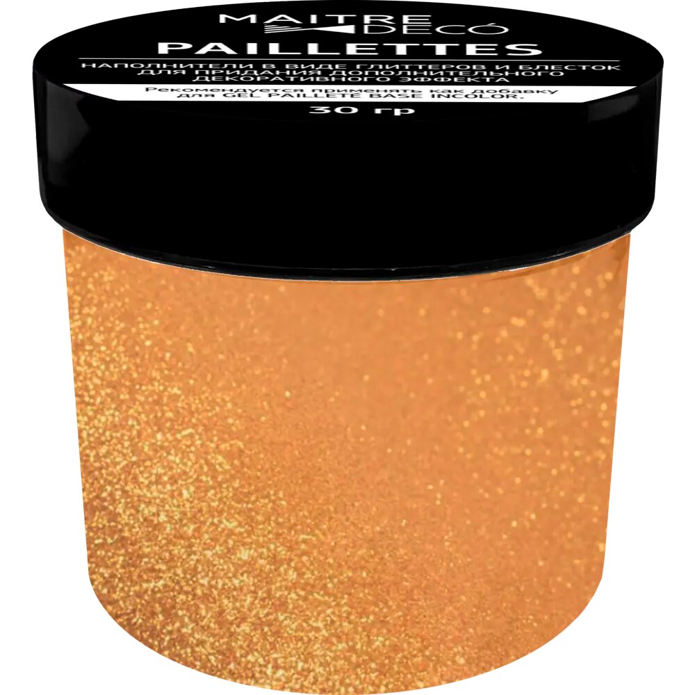 Декоративная добавка Maitre Deco «Paillettes Nacre Amber» цвет янтарь 30 г