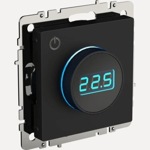 Изображение товара Термостат электронный с индикацией Iek BRITE СП IP20 ТС10-1-БрЧ черн. BR-RT11-K02