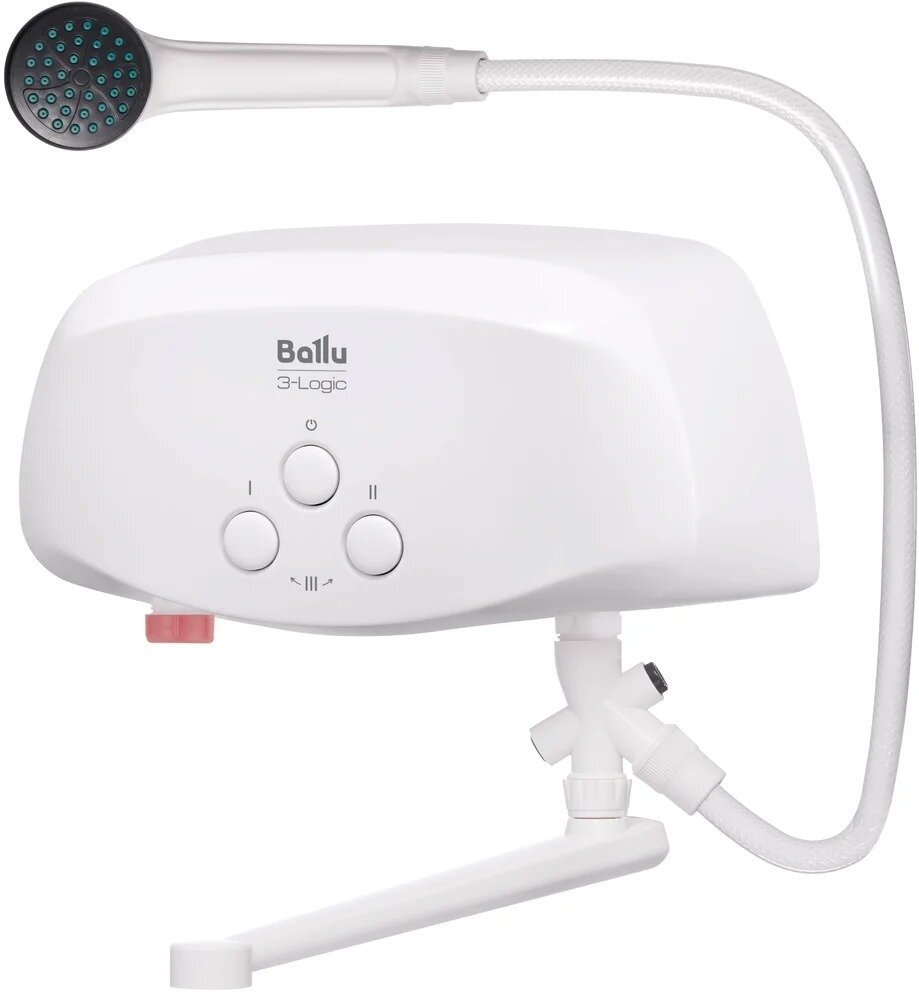 фото Проточный водонагреватель Ballu 3-logic TS (3,5 kW), кран и душ НС-1588892