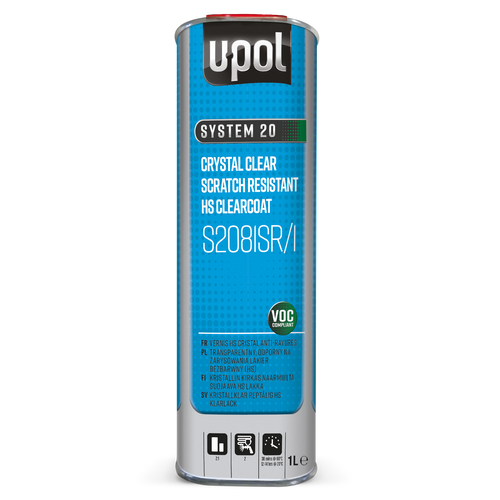 S2081 SR лак акриловый U-POL универсальный повышенной прочности 21 1л 2850₽