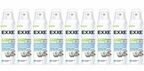 EXXE Дезодорант-спрей Fresh SPA, Невидимый, 150 мл, 9 штук