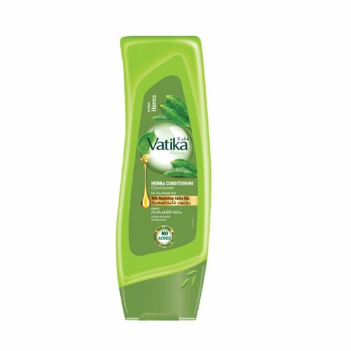 Vatika INDIAN HENNA Conditioner, Dabur (Ватика индийская ХНА Кондиционер, для сухих и поврежденных волос, Дабур), 200 мл.