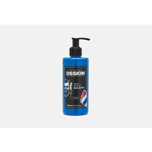 Бальзам после бритья для мужчин, парфюмированный MORFOSE OSSION PREMIUM BARBER LINE After Shave BALSAM WAVE парфюмированный бальзам после бритья morfose ossion premium barber line after shave balsam storm 300 мл