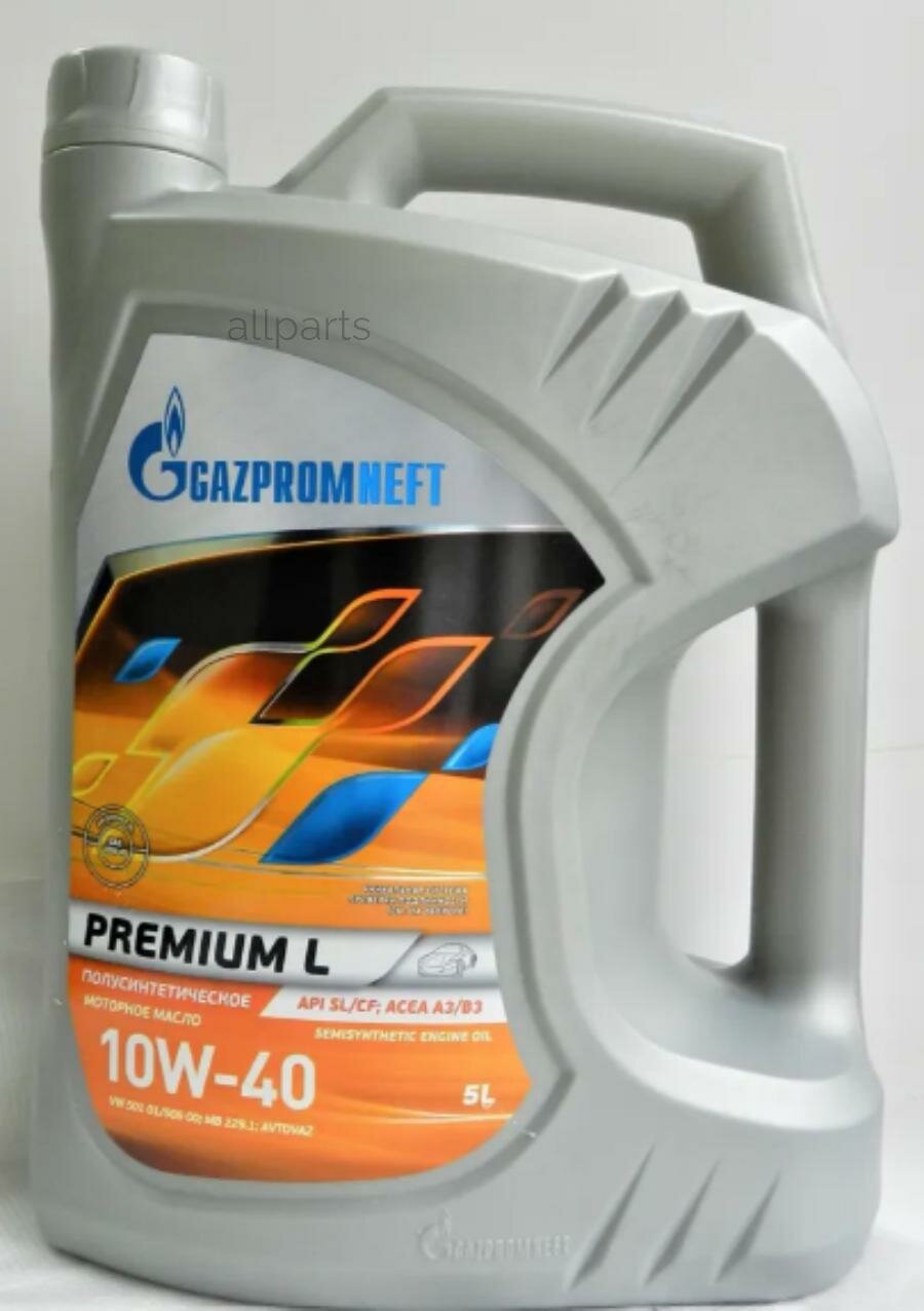 GAZPROMNEFT 253140406 Масло моторное GAZPROMNEFT Premium L 10W40 (5л)