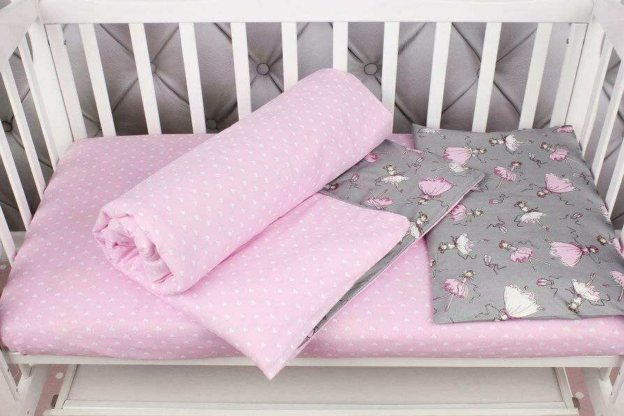 Комплект в кроватку 3 предмета AmaroBaby BABY BOOM (Мечта/серый, бязь)