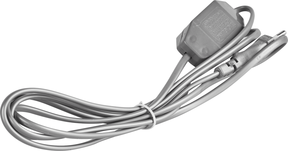 Провод с евроштекером и диммируемым выключателем Duwi 220 В без заземления 2.5 А цвет серебро 2 м