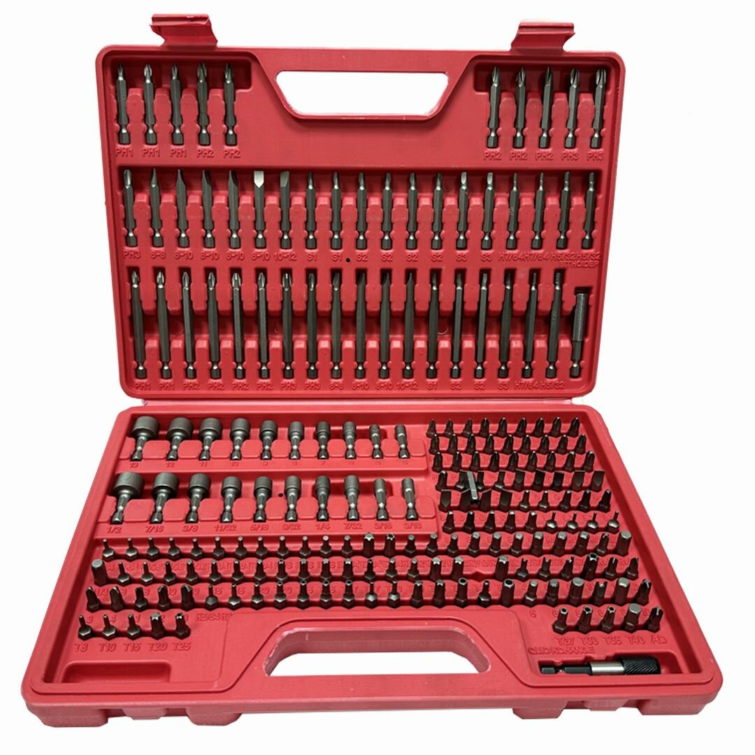 Набор бит в кейсе 208шт