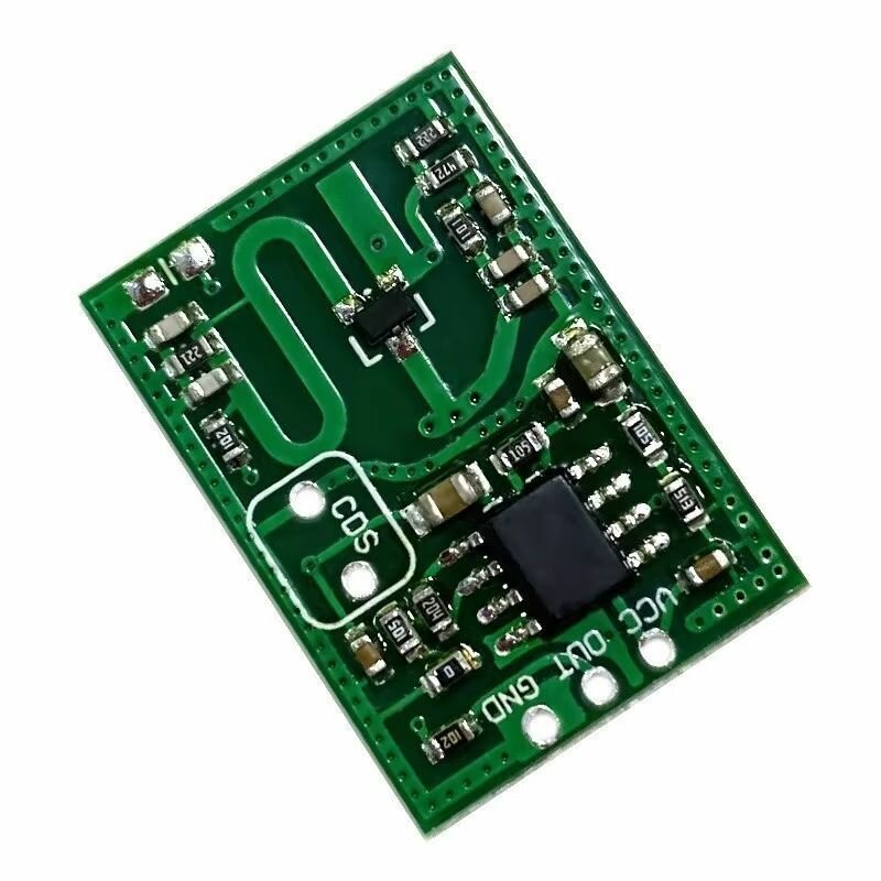 Микроволновый датчик движения RCWL 0515 Модуль обнаружения СВЧ, RCWL-0515, для гаража/лампы/УФ-лампы, дальность 12-15 м, 2,7 г