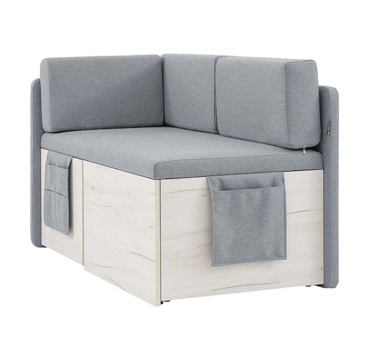Кухонный диван Бартон 160х67х75 Savana Plus Ash