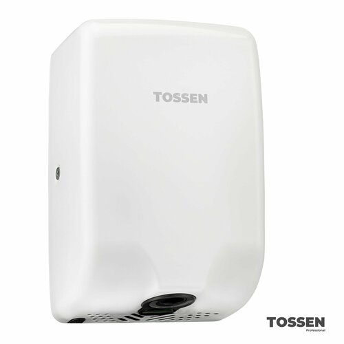 Сушилка для рук электрическая - TOSSEN HS 1308 MW (Arctic white) (высокоскоростная, антивандальная, сенсорная с UV)