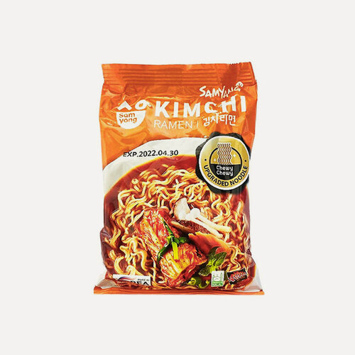 Изображение товара Лапша быстрого приготовления Samyang со вкусом кимчи 80 г, Южная Корея