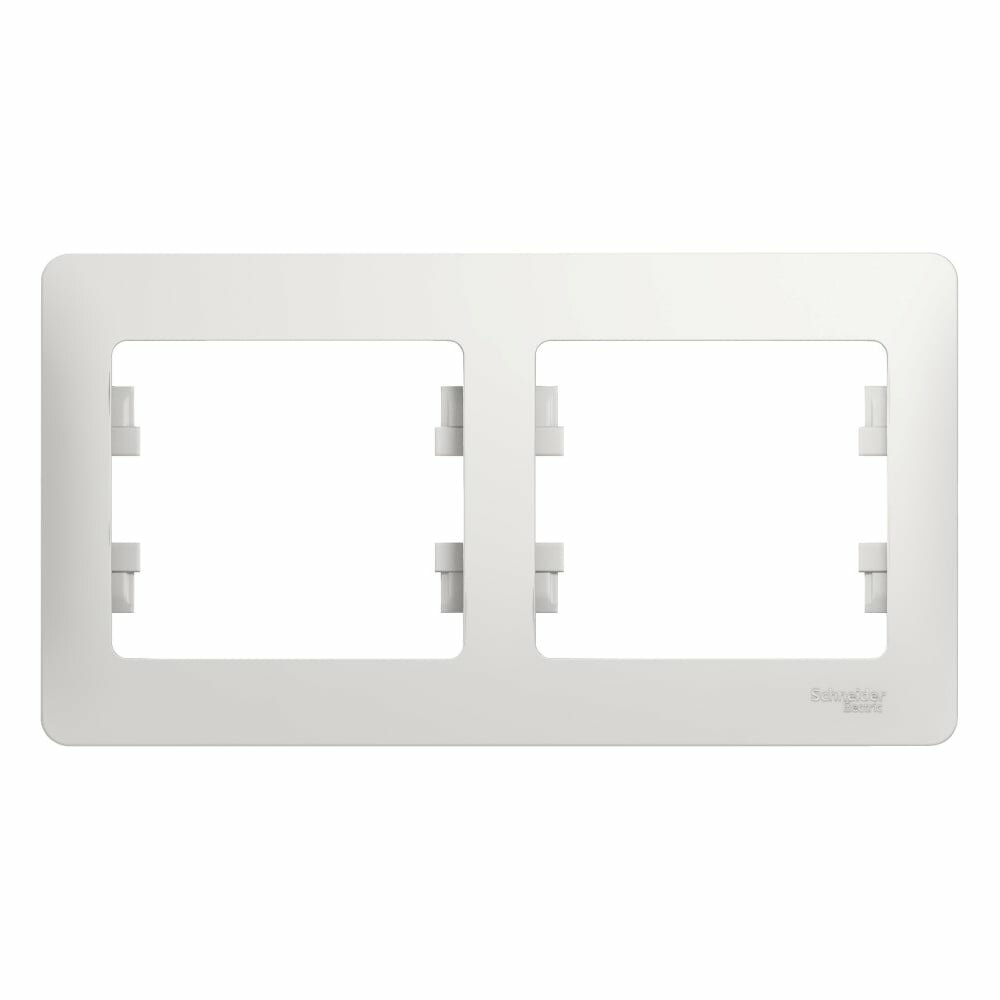 Двухместная рамка Systeme Electric Glossa