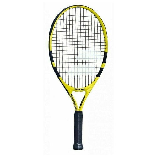 фото Ракетка теннисная детская babolat nadal 21 gr000, арт.140247, для 5-7 лет, алюминий, со струнами,черно-желтый