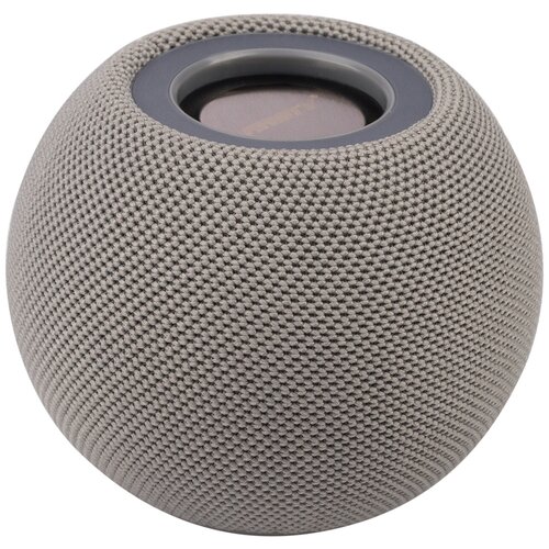 Беспроводная колонка bluetooth колонка блютуз колонка управление кнопками и с телефона встроенный микрофон поддержка радио круглая серый 147000₽