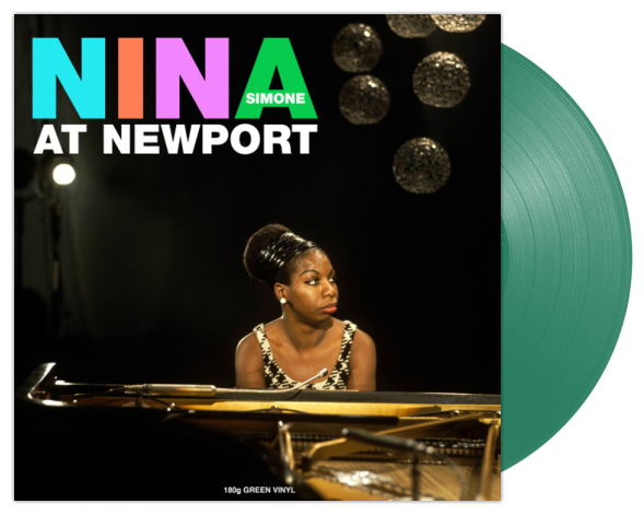 Виниловая пластинка NINA SIMONE AT NEWPORT (GREEN VINYL) Not Now Music - фото №1