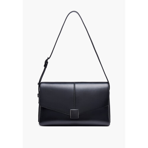 Сумка багет mascotte фактура зернистая черный 3999₽