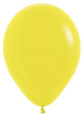 Шар (10'/25 см) Желтый (020), пастель, 100 шт.