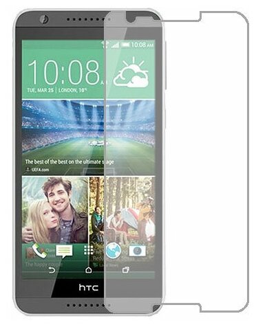 HTC Desire 820 защитный экран Гидрогель Прозрачный (Силикон) 1 штука