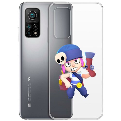 фото Чехол-накладка clear case brawl stars-пенни для xiaomi mi 10t/mi 10t pro krutoff group