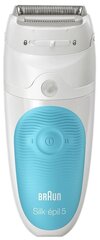 Эпилятор Braun 5-610 Silk-epil 5 SensoSmart, white/blue