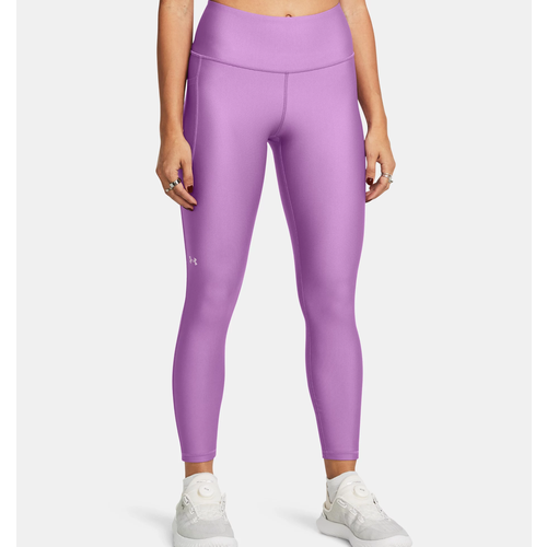 Легинсы Under Armour HeatGear® No-Slip Waistband Ankle Leggings, размер XS, фиолетовый легинсы для фитнеса under armour размер sm черный