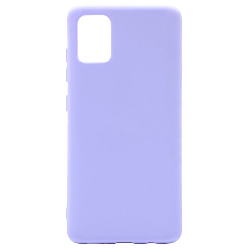 фото Чехол - накладка silky sense для samsung galaxy a51 сиреневый re:pa