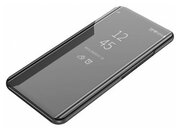 Чехол-книжка Чехол. ру для Samsung Galaxy A9 Star с дизайном Clear View Cover с полупрозрачной пластиковой крышкой с зеркальной поверхностью черный
