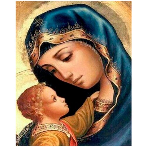 Картина по номерам Color KIT Богородица с младенцем 40x50 GX25582 на подрамнике
