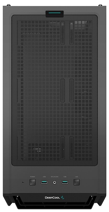 Корпус eATX Deepcool черный, без БП, боковое окно закаленное стекло, 2*USB 3.0, audio - фото №6