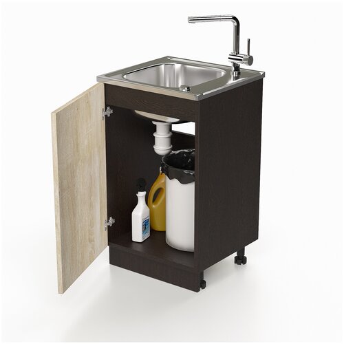 Шкаф напольный 50 см. под мойку (Брауни ШНМ 500)