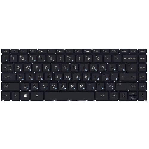 Клавиатура для ноутбука HP 240 G7 черная 1150₽