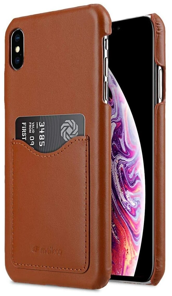 Кожаный чехол накладка Melkco для Apple iPhone XS Max (6.5") - Back Cover V2