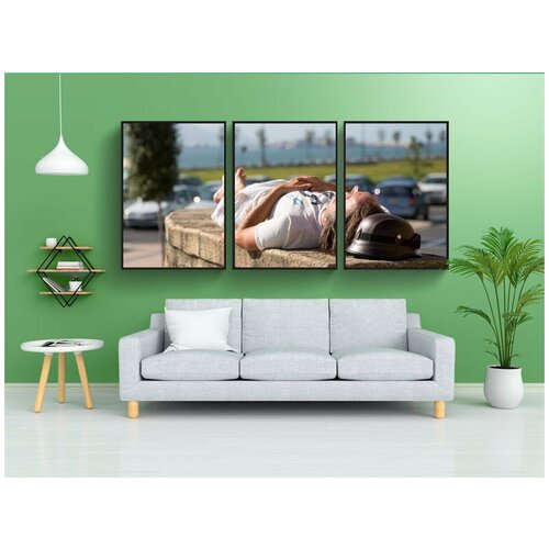 фото Набор модулных постеров для интерьера "бильбао, расслабление, спать" 60x90 см. в тубусе, без рамки lotsprints