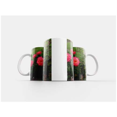 фото Кружка "роза, капля воды, красивая" 320 мл lotsprints