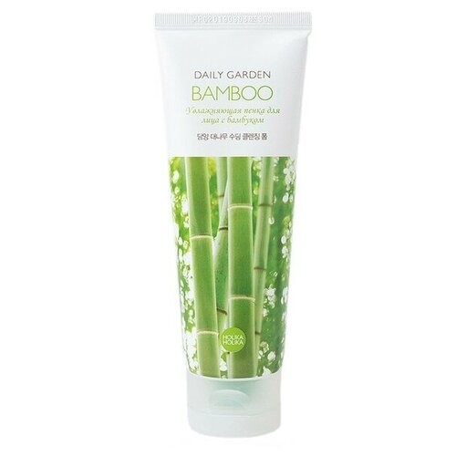 Holika Holika Очищающая пенка с бамбуком Daily Garden Bamboo Soothing cleansing foam from Damyang