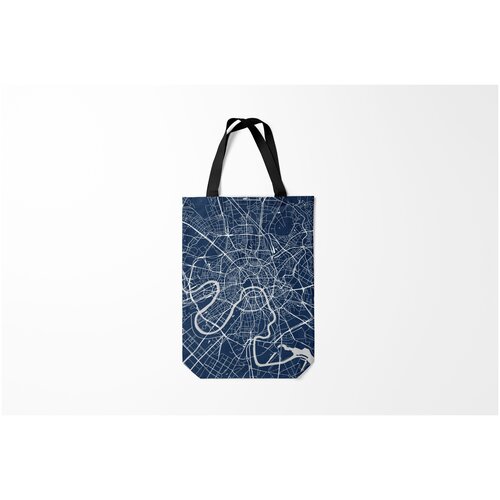 фото Сумка-шоппер / 31х42 см / регионы россии / москва карта москвы burnettie